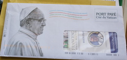 VATICANO 2018, PAPA FRANCESCO NEW COVER USED - Used Stamps