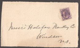 1899  Letter Front Scotch Village NS To Windsor NS  Sc 68 - Briefe U. Dokumente