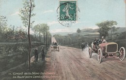 76 - LONDINIERES - Circuit De La Seine Inférieure La Route Entre Londinières, Fresnoy - Londinières