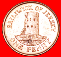 √ GREAT BRITAIN: JERSEY ★ 1 PENNY 1994 TOWER MINT LUSTER! LOW START ★ NO RESERVE! Type 1994-1997 - Jersey