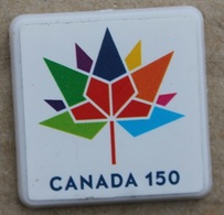 ASSOCIATION CANADA 150 - FEUILLE D'ERABLE -       (JAUNE) - Associations