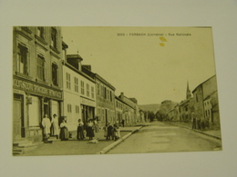 Delcampe - MOSELLE-3003-FORBACH-RUE NATIONALE  ED PAULUS STRASBOURG-ANIMEE - Forbach