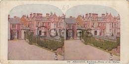 UK - Abbotsford - Scotland - Abbottsford - Home Of Sir Walter Scott - Stereoscopic Photo 175x90mm - Roxburghshire