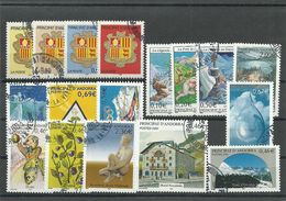 ANDORRA LOTE DE SELLOS MATASELLADOS DEL CORREO FRANCES SIN FIJA SELLOS ( S.6.C.02.18) - Used Stamps