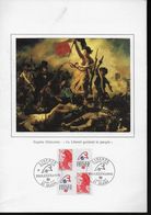 FRANCE Carte Document Philatelique Liberté Revolution Francaise - Rivoluzione Francese