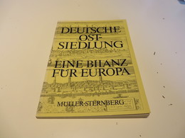 Werner Nellner  DEUTSCHE  OSTSIEDLUNG  EINE  BILANZ  FÜR  EUROPA - Autres & Non Classés