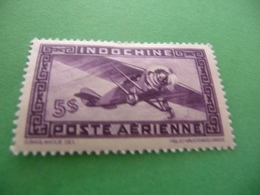 TIMBRE  INDOCHINE  POSTE  AERIENNE   N  37     COTE  2,10  EUROS   NEUF  TRACE  CHARNIERE - Airmail