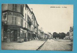 CPA - Devanture Epicerie Vins Et Spiritueux JOUARRE 77 - Autres & Non Classés