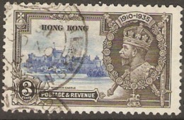 Hong Kong 1935  SG 133  3c  Silver Jubilee  Fine Used - Used Stamps