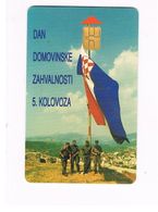 CROAZIA (CROATIA) - CHIP  HPT - FLAG   - USED  -     RIF.17 - Army