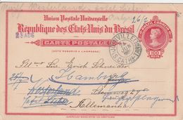 Brésil Entier Postal Illustré Pour L'Allemagne 1909 - Interi Postali