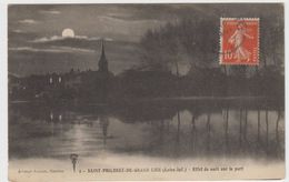 Saint-Philbert-de-Grand-Lieu. Effet De Nuit Sur Le Port - Saint-Philbert-de-Grand-Lieu