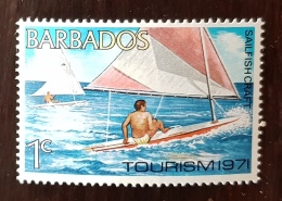 BARBADES 1 Valeur Regate, Voile, Tourism 1971 ** MNH Neuf Sans Charniere - Segeln