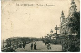 CPA - Carte Postale - France - Monte Carlo - Théâtre Et Terrasse - 1914  (CP619) - Monte-Carlo