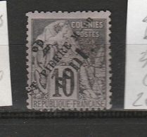 SAINT PIERRE ET MIQUELON N° 38 2C S 10C NOIR TYPE ALPHEE DUBOIS GOMME PARTIELLE - Neufs