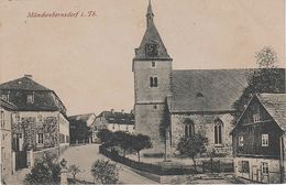 AK Münchenbernsdorf Kirche A Lederhose Tautendorf Lindenkreuz Saara Hundhaupten Bocka Triptis Weida Gera Hermsdorf - Triptis