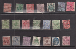 GB ° LOT DE 21 TIMBRES DIFFERENTS - Other & Unclassified