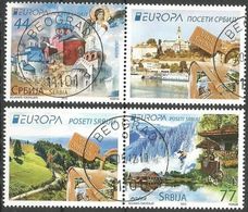 SRB 2012-459-60 EUROPA CEPT, SERBIA, 1 X 2v + Labels, Used - 2012