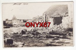Carte Photo Militaire Bataille De L'Aisne Chemin Des Dames AISNE-MARNE Guerre 1914-1918 Stempel Kaiser Franz Jossef 122 - Sonstige & Ohne Zuordnung