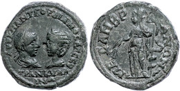 126 Thrakien, Mesembria, Æ (9,32g), Gordianus III., 241-244. Av: Die Büste Des Kaisers Und Der Tranquillina Einander Geg - Röm. Provinz