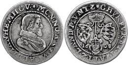 163 1/4 Gulden Zu 6 1/2 Albus (4,65g), 1608, Mannheim, Friedrich IV. 1592-1610, Noss 259, Ss.  Ss - Sonstige & Ohne Zuordnung