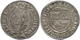 169 Groschen (2,15g), O.J.(1443-1455), Gottfried Schenk Von Limburg. Av: Wappen. Rev: St. Kilian. Saurma 1327, Ss.  Ss - Sonstige & Ohne Zuordnung