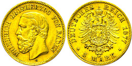 190 5 Mark, 1877, Friedrich I., Vz., Katalog: J. 185 Vz - Sonstige & Ohne Zuordnung