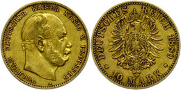 203 10 Mark, 1880, Wilhelm I., Ss., Katalog: J. 245 Ss - Sonstige & Ohne Zuordnung