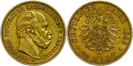 207 20 Mark, 1883, Wilhelm I., Vz., Katalog: J. 246 Vz - Sonstige & Ohne Zuordnung