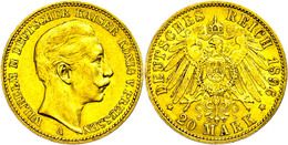 241 20 Mark, 1896, Wilhelm II., Ss., Katalog: J. 252 Ss - Sonstige & Ohne Zuordnung