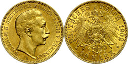 253 20 Mark, 1902, Wilhelm II., Ss-vz., Katalog: J. 252 Ss-vz - Sonstige & Ohne Zuordnung