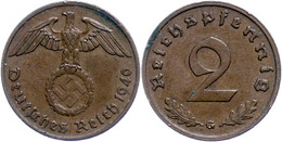 277 2 Reichspfennig, 1940, Mzz G, Vz., Katalog: J. 362 Vz - Sonstige & Ohne Zuordnung