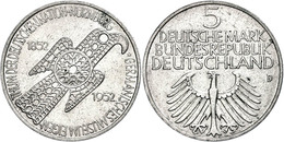 285 5 Mark, 1952, Germanisches Museum, Vz., Katalog: J. 388 Vz - Sonstige & Ohne Zuordnung