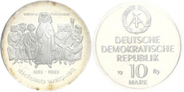 338 10 Mark, 1983, Wagner, In Hartplastik Verplombt, Avers Fleckig, PP., Katalog: J. 1589 PP - Sonstige & Ohne Zuordnung