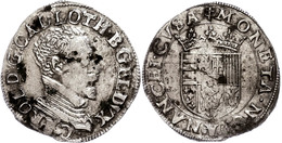 481 Lothringen, Teston, O. J., 1545-1608, Karl III., Nancy, Ss-vz.  Ss-vz - Sonstige & Ohne Zuordnung