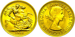 527 Sovereign, Gold, 1968, Elisabeth II., Fb. 417, Vz-st  Vz-st - Sonstige & Ohne Zuordnung