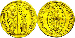 535 Venedig, Zecchino (3,45g), O.J. (1722-1732), Alviso III. Mocenigo, Fb. 1379, Ss.  Ss - Sonstige & Ohne Zuordnung
