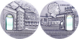 650 2 Dollars, 2014 Imperial Art - Mesopotamia, 2 Unzen Silber, Etui Mit OVP Und Zertifikat, St. Auflage Nur 500 Stück.  - Niue