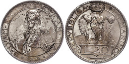 790 20 Lire,1932, Rom, Dav. 303, F. Vz - Sonstige & Ohne Zuordnung