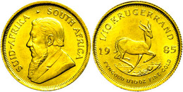 814 1/10 Oz Krügerrand, Gold, 1985, St.  St - Südafrika