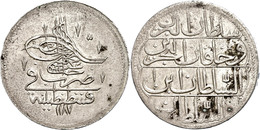 819 Piaster, 1773 (1187 AH), Abdul Hamid I., Vz.  Vz - Sonstige & Ohne Zuordnung