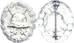 1146 Verwundetenabzeichen, Heer Und Kolonialtruppen, In Mattweiß Für Drei- Und Viermalige Verwundung, Hohl Geprägt, Zust - Sonstige & Ohne Zuordnung