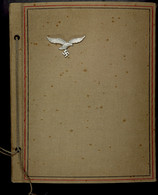 1234 Selbstgestaltetes Fotoalbum 1935/1939 Eines Fliegers Ab Der Musterung Mit Ausweis, über Die Ausbildung Im Fliegerho - Dokumente