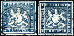 1634 Michel-Nummern 30a, 32a+b, 33a+b Und 35a+b Sauber Gestempelt, Minimal Erhöht Gepr. Heinrich BPP Oder Thoma BPP, Mi. - Sonstige & Ohne Zuordnung