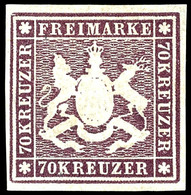 1644 70 Kreuzer Tadellos Ungebraucht Mit Originalgummi Und Größerer Falzspur, Allseits Vollrandig, Fotobefund Berger: "P - Sonstige & Ohne Zuordnung