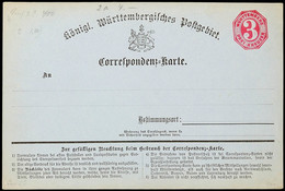 1703 3 Kr. Karmin, Korrespondenzkarte, Tadellos Ungebraucht, Mi. 40.-, Katalog: P3 BF - Other & Unclassified