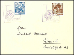 1734 1937, Seltener Sonderstempel "Klagenfurt 24. Juli 1938 - Den Helden Der Julierhebung 1934" Auf Brief, Frankiert Mit - Sonstige & Ohne Zuordnung
