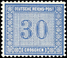 1786 30 Gr. Innendienst, Tadellos Postfrisch, Sehr Gut Gezähnt Und Zentriert, Luxus, Gepr. Und Befund Hennies BPP "echt. - Sonstige & Ohne Zuordnung