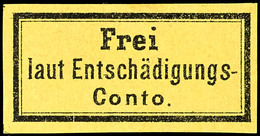 2539 Eisenbahn-Gebührenzettel, Farbfrisch Und Allseits Breitrandig, Ungebraucht, Kabinett, Mi. 750,- Unterbewertet, Kata - Sonstige & Ohne Zuordnung