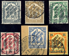 2548 2 - 25 Pfg Zähldienstmarken Für Baden Kpl., Tadellos Gestempelt, Tiefst Gepr. Jäschke BPP, Mi. 190.-, Katalog: 9/14 - Sonstige & Ohne Zuordnung